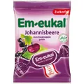 EM-EUKAL Bonbons Johannisbeere gefüllt zuckerfei 75 g PZN 03166304