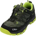 CMP Kids Rigel Low Trekking Shoes Wp Unisex Kinder Trekking-Schuhe, Kaki Acid, 31 EU
