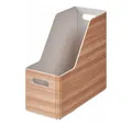 bookchair Vertrieb Teller-Set KiiNi S Long Hellbraun – Stehsammler in Holzoptik Faltbar und kombinie