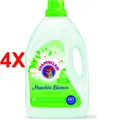 4 X Chanteclair WeichspÜler 60 WaschgÄnge Weisser Moschus 3 Liter