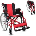 Mobiclinic Rollstuhl faltbar Klapprollstuhl für ältere und behinderte Menschen Selbstfahrender orthopädischer Rollstuhl Leicht Aluminium Torre