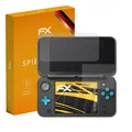 atFoliX 3x Displayfolie für Nintendo New 2DS XL Schutzfolie matt&stoßfest Folie