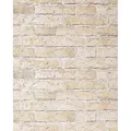 EDEM 583-20 3D Rustikale Vinyl Tapete Mauer Stein Klinker Ziegelstein Sand- Beige 10,05 m x 0,53 m 5,33 m2 Beige