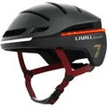 LIVALL EVO21, Fahrradhelm, SOS-Technologie, Rück- und Frontlichter - Schwarz