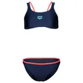 Arena - Girl's Two Pieces Swimsuit Solid - Bikini Gr 116 blau