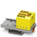 PTFIX Verteilerblock 6/6x2,5-ns35 ye, Verbinder gelb BEA 3273072