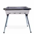 Mangal Grill Riga Edelstahl Campinggrill mit Klappbeinen Anglergrill