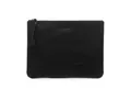 BACCINI Kosmetiktasche echt Leder Kosmetiktasche groß Ledertasche 30_cm MEL, Schminktasche echt Leder Damen, Kosmetiktäschchen Make-Up schwarz