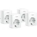 TP-Link Tapo P100 Mini WiFi Stoppcontact (4 Pack)