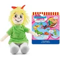 tonies Hörspielfigur Hexenbesengeschichten, (für die Toniebox, 1-St., Magnethaftend & handbemalt), Hören, Spielen & Sammeln grün