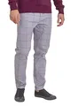 BlauerHafen Herren Formale Hose Karo-Muster Slim-fit Wrinkle-Resistant Flat-Front Retro Vintage Tailored Fit Smart Office Business Suit Chino Pant (Hellgrau, 30W / 30L)