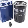 MAHLE Ölfilter + Verschlussschraube für  AUDI SEAT SKODA VW Golf Passat