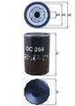 MAHLE OC 264 Ölfilter für AUDI SEAT SKODA VW