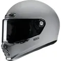HJC V10 Solid Helm, grau, Größe XL für Männer