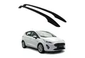 OMAC Dachträger Aluminium Dachreling für Ford Fiesta 2017-2021 Schwarz 2x (2-St), Rostbeständig, Einfache Montage, Korrosionsbeständig