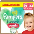 Pampers Harmonie Windeln Pants Baby, Größe 5 (12kg-17kg), Monatsbox
