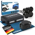 Akustische Premium Einparkhilfe Rückfahrwarner PDC inkl. 4 Sensoren e13 Schwarz