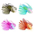 4 Stück lebensechter künstlicher schwimmender Fisch aus Kunststoff, Dekoratio...