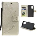 CoverKingz Handy Case kompatibel mit Xiaomi Mi 11i/Poco F3 - Handy Cover mit Kartenfach Phonecase - Smartphone Hülle klappbar Motiv Mandala Gold