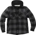 West Coast Choppers Hell Bent Flannel Kapuzenjacke Schwarz XL Herren Schwarz XL