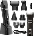 Haarschneidemaschine 6-in-1 IPX7 – Barttrimmer Herren, Elektrorasierer
