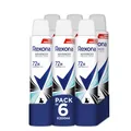 Rexona Invisible Aqua Antitranspirant Damen Deospray 72h Schutz 6x200 ml