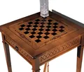 JVmoebel Spieltisch Schachtisch aus Holz mit Miniaturfiguren für Brettspiele, Made in Europa