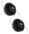 2 Stück Fadenkopf Matrix BMT 750 mit Spule und Faden Fadenkopf Doppelfadenkopf