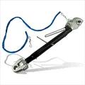 DEMA Oberlenker 670-940 mm Gewindeoberlenker Kat. 3, mit Schnell-Fanghaken und Gabelkopf, ideal für Traktor, Dreipunktaufnahme, Landwirtschaft, Anbaugeräte