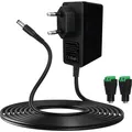 Universal AC Adapter Netzteil 12V 2A 24W 2m Kabel LED-Licht 5,5X2,1mm Stecker