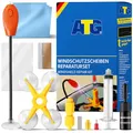 ATG® Steinschlag Reparaturset Windschutzscheibe mit UV-Lampe - Universelles Auto Glas Reparatur Set - Profi Windschutzscheibe Reparaturset - Schnell & einfach - Praktisches Steinschlag Reparatur Set