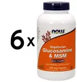 6 x NOW Foods Glucosamine & MSM Vegetarian - 240 vcaps (152,77 EUR/kg)