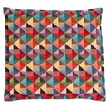 Sitzkissen Stuhlkissen mit Keder Mehrfarbig Baumwolle Polyester 38 x 38 cm