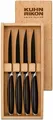 4 TLG. KUHN RIKON BLACK PEARL Messer Set Japanischer Klingenstahl 114mm Klinge