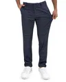 Indicode Herren Rodekro Performance Pants | Chinohose Herrenhose Super Stretch Stoffhose Bequeme Business Hose für Männer Navy Check, 33/32
