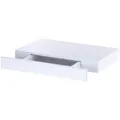 Carlo Milano Wandregal mit versteckter Schublade, 40 x 5 x 25 cm, weiß