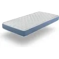 Matratze 135X180 ARES, Hohe 16 CM , Schaumkern und atmungsaktiv - Weiß