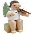 Wendt & Kühn Weihnachtsfigur Engel mit Geige Klein 650/k/2a, zufällig blond oder braunhaarig bunt
