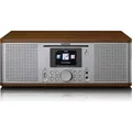Lenco DIR-270WD - Radio mit Internet, DAB, FM Radio/CD/BT - Braun/Silber