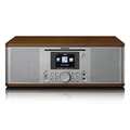 Lenco DIR-270 Internetradio mit DAB+ - CD/MP3-Player - Bluetooth - Spotify Connect - Wi-Fi - 2,8“ Farbdisplay - AUX - Weckfunktion - 2 x 10 Watt RMS - Fernbedienung - Holz/Silber