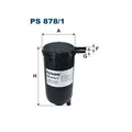 1x Kraftstofffilter FILTRON PS 878/1 passend für IVECO MITSUBISHI