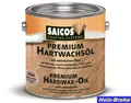 Saicos Premium Hartwachsöl 3305 Matt farblos 2,5 L Holz Öl Parkett Dielen Möbel