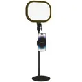 Tischlampe Tischleuchte mit Telefonhalterung, 5 Farbmodi & 10 Helligkeitsstufen