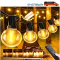 LED Lichterkette 45 m G40 Außen Fernbedienung 2700