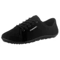 Leguano AKTIV Barfußschuh, Freizeitschuh, Halbschuh, Schnürschuh mit ergonomischer Formgebung schwarz 36 EU