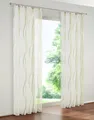 Gardine OTTO HOME "Dimona" Gr. 1, beige (creme, grün), B:140cm H:145cm
