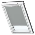 VELUX Verdunkelungsrollo Uni Grau 0705, PK04, Aluminiumschiene,GGU,Solar,VELUX