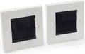 Novaato 2x Unterputzdosen Abdeckungen - Elegante Kabeldurchführung und Abdeck Blenden Verdecken Unschöne Löcher in der Wand