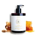 Panier des Sens - Marseiller Flüssige Handseife – Honig Peeling Handwäsche - 96% natürliche Inhaltsstoffe -Feuchtigkeitsspendende Seife mit Kokosnussöl -Nachfüllbare Flüssigseife Bad & Küche - 500 ml