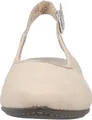 Rieker Damen Pumps einfarbige Slingpumps mit kleinem Blockabsatz 47060, Größe:39 EU, Farbe:Beige